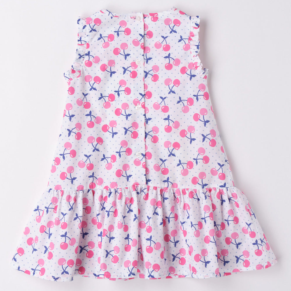 Cherry Print Cotton Dress