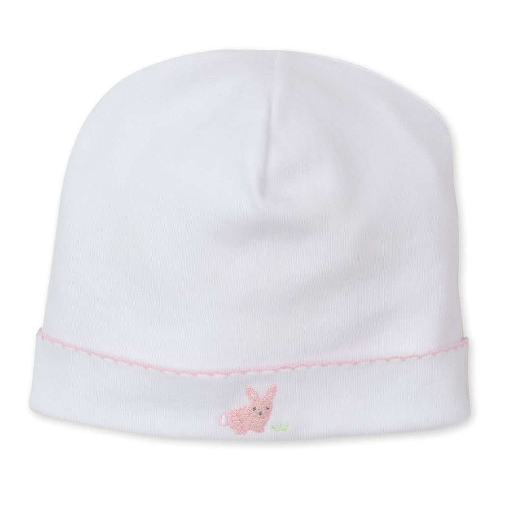 Pink Bunny Embroidered Hat
