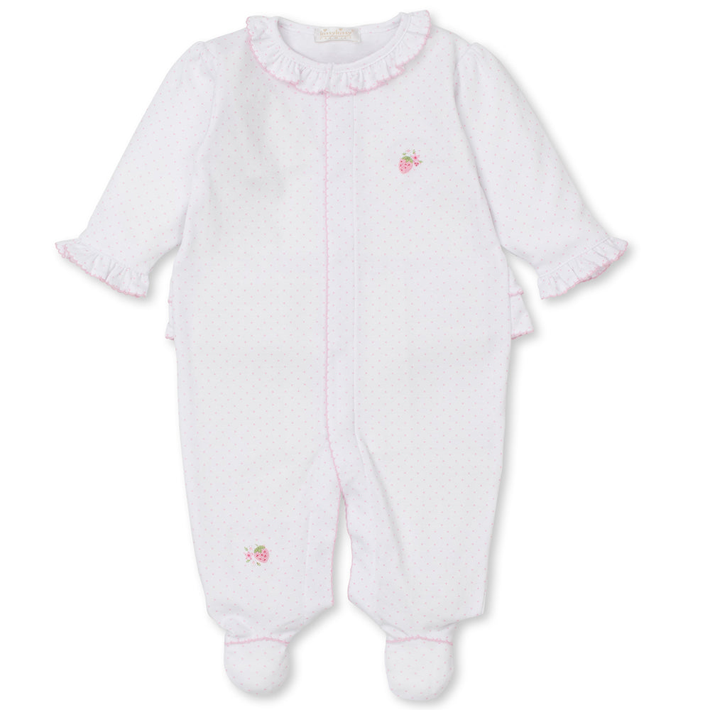 Strawberry Embroidered Babygrow