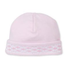 Pale Pink Smocked Hat