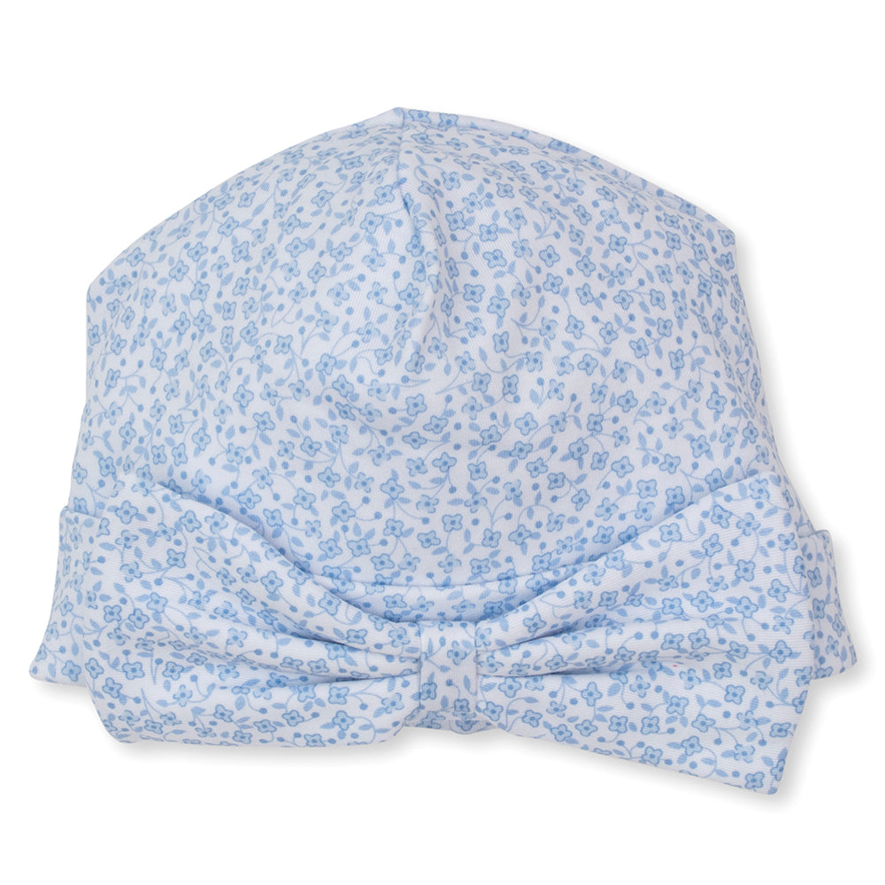 Blue Floral Hat