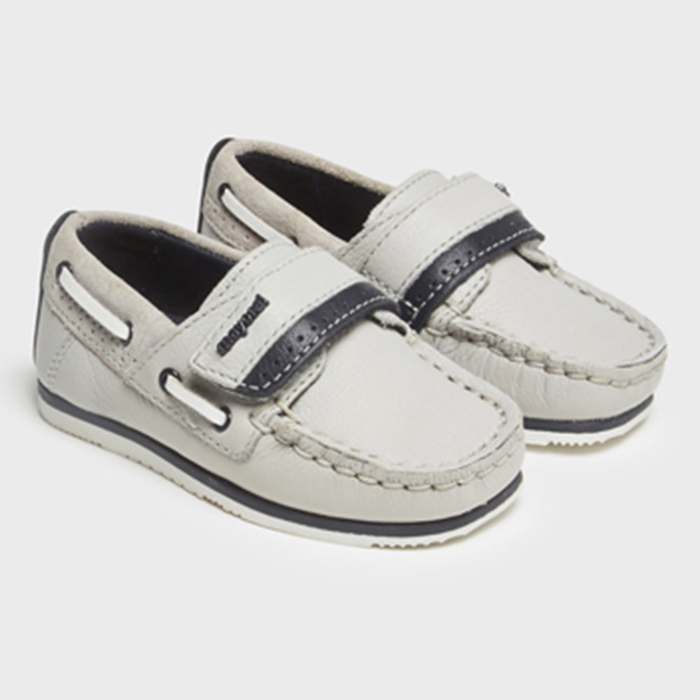 Stone Leather Boat Shoes