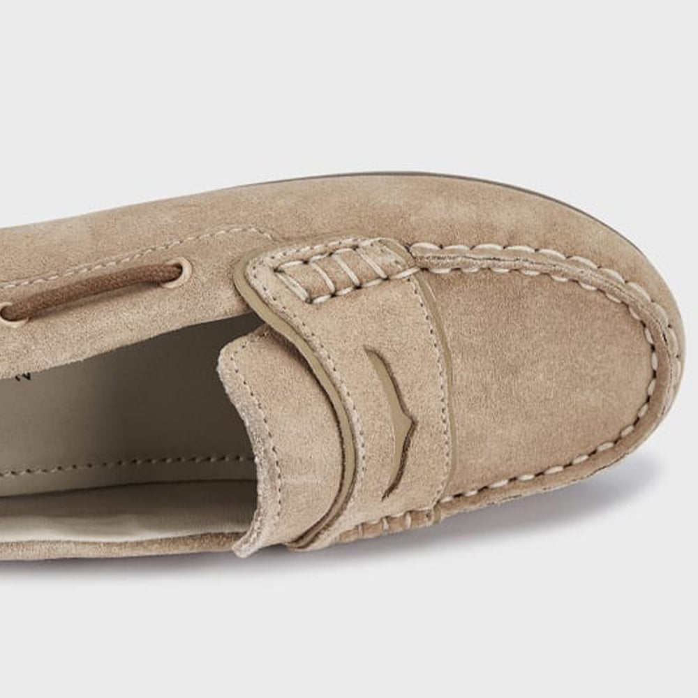 Sand Leather & Suede Moccasins