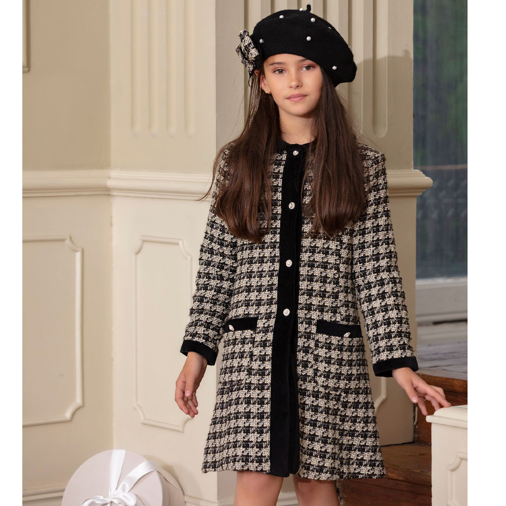 Tweed sales dress coat