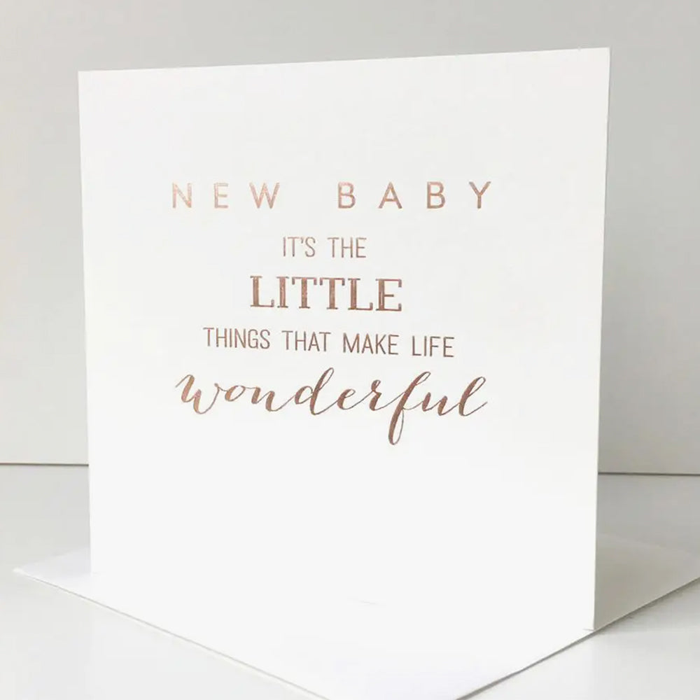 New Little Baby Unisex Greetings Card