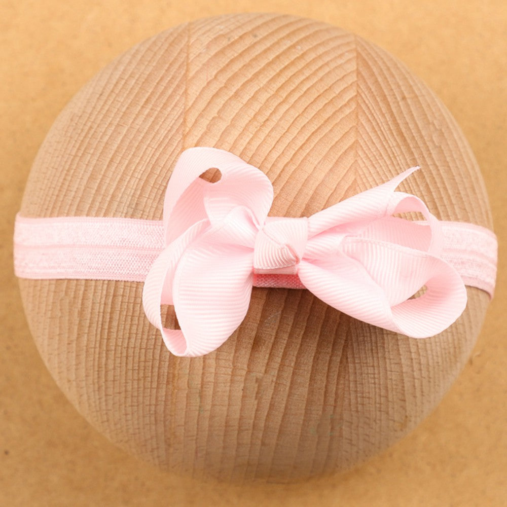 Pink  2.5"  Classic Bow Baby Band