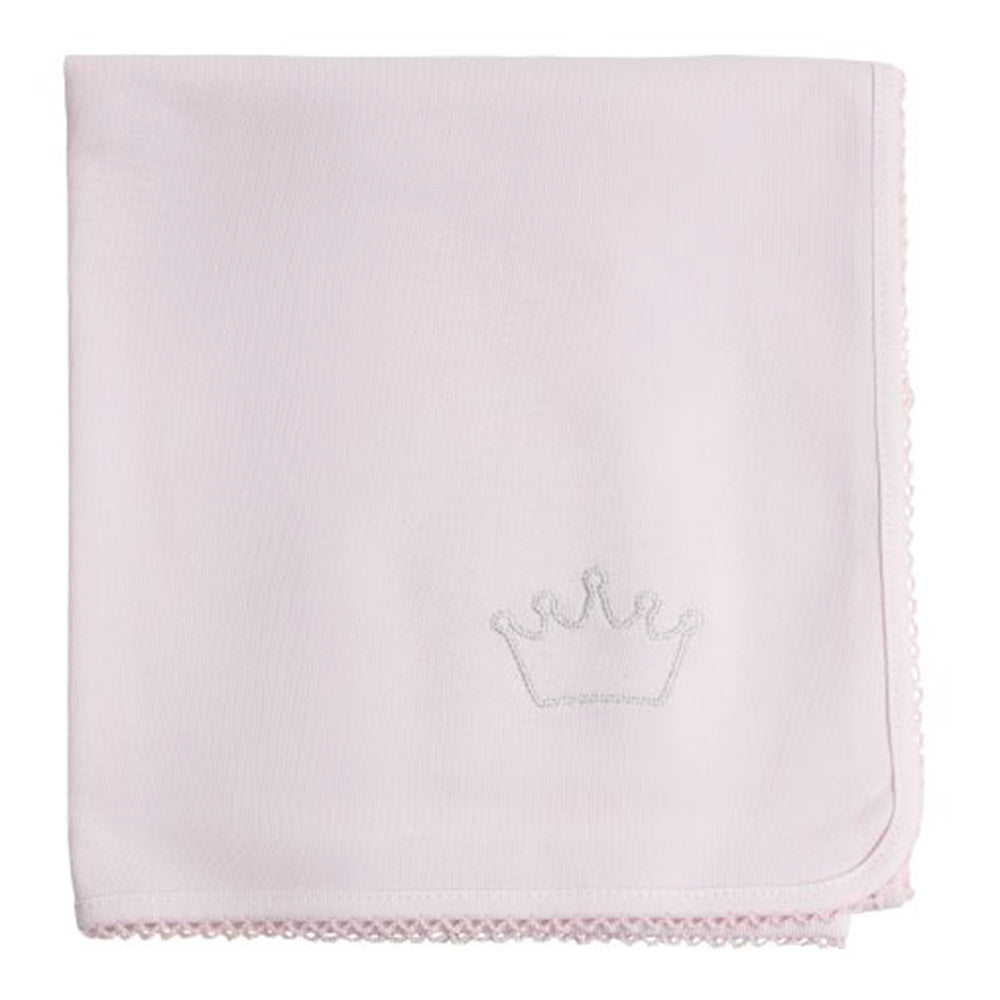 Pink Crown Muslin Blanket
