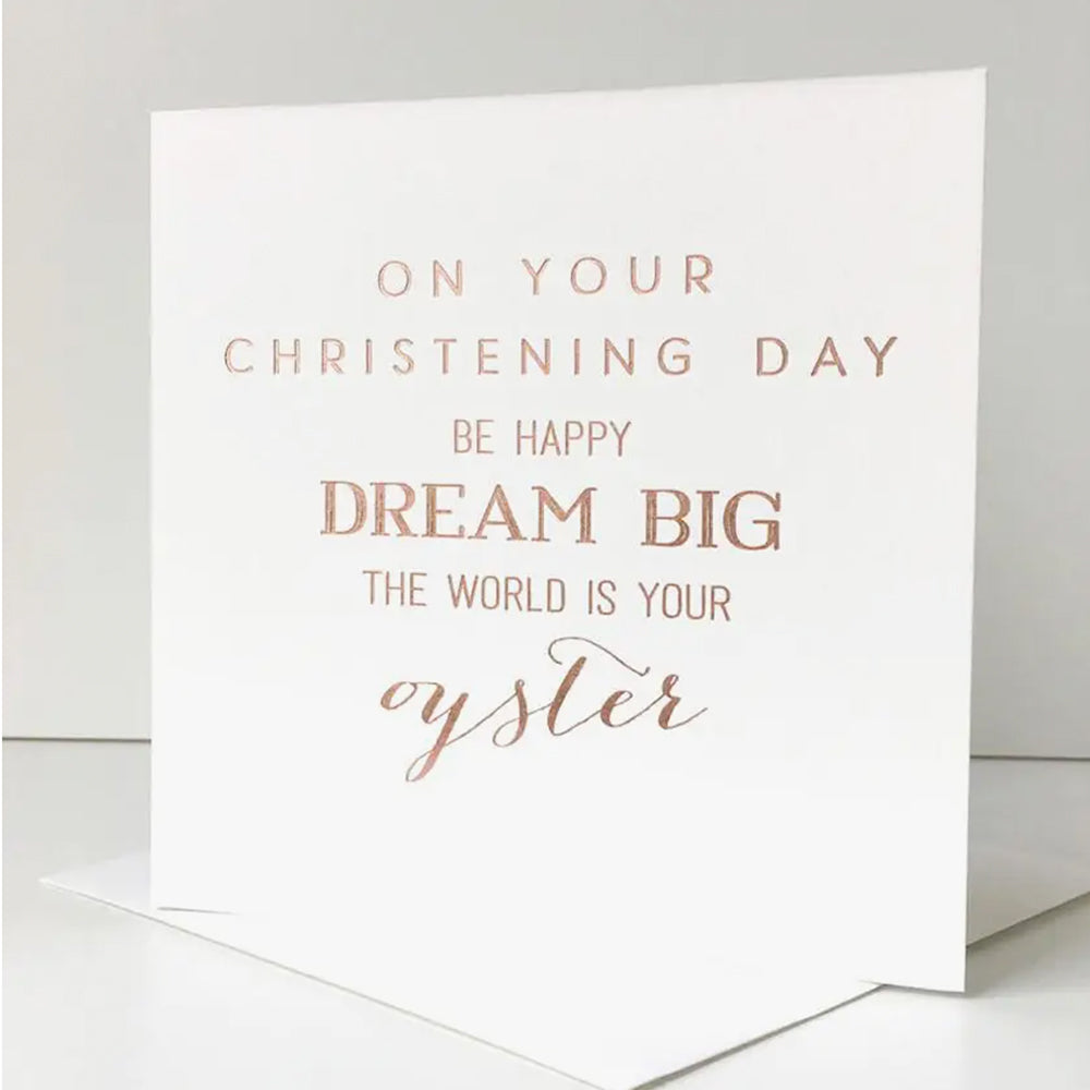 Christening Greetings Card