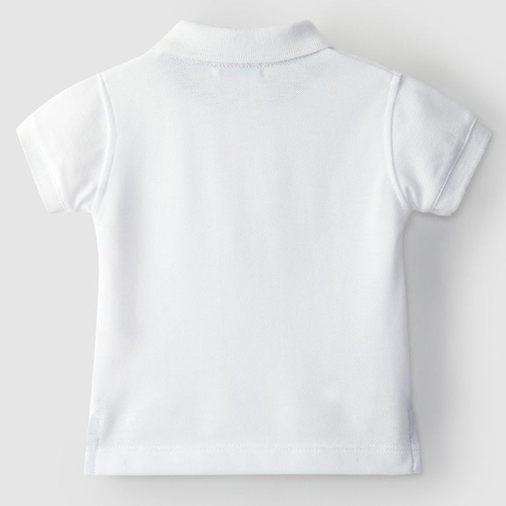 Boys White Polo Shirt