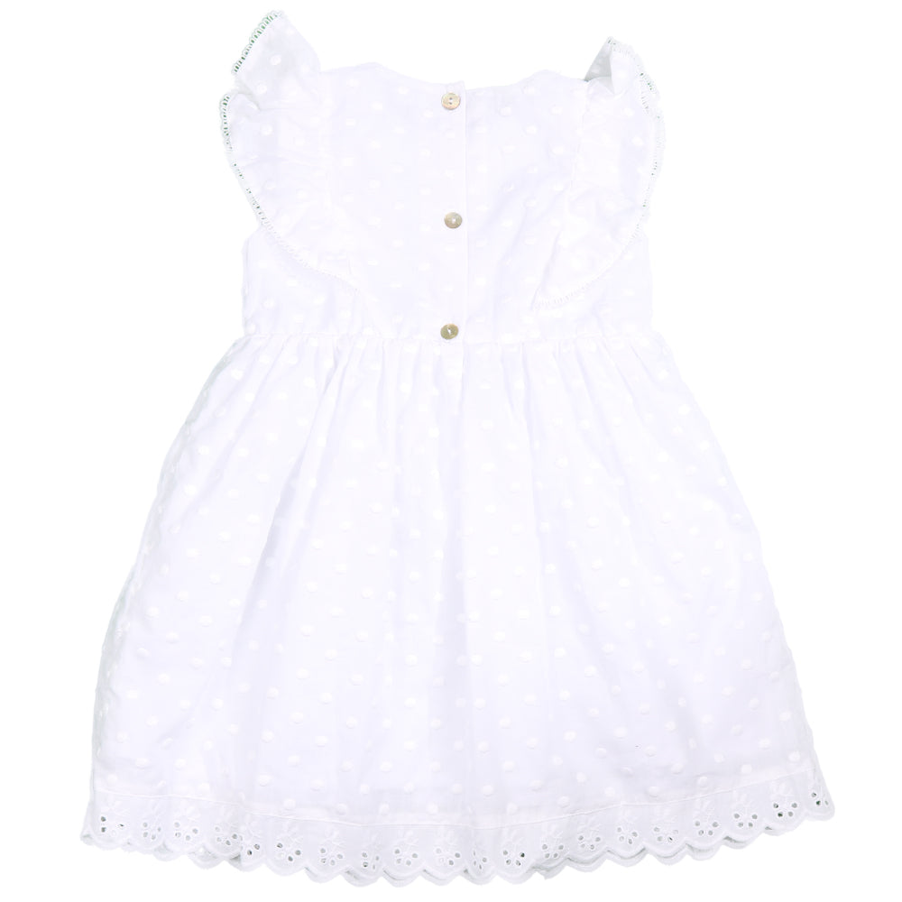White Dot Dress