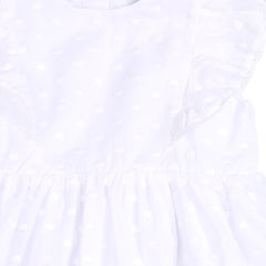 White Dot Dress