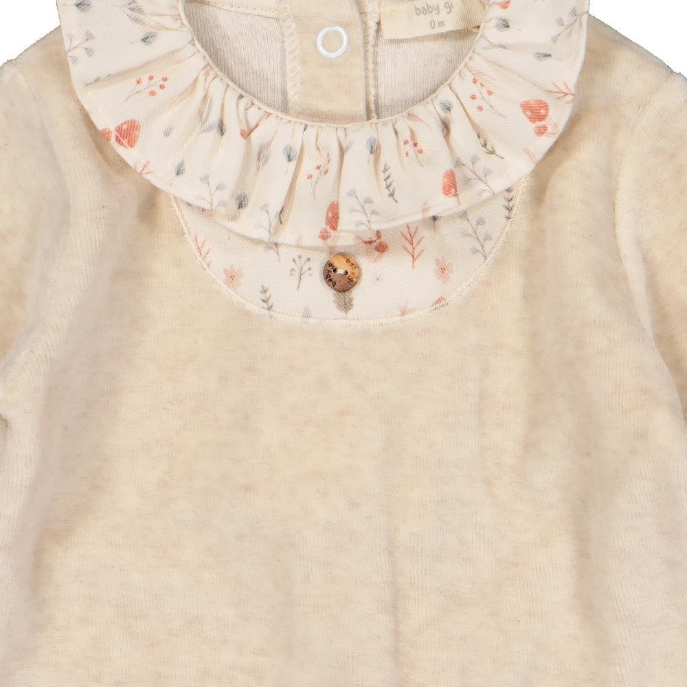 Woodland Frill Babygrow