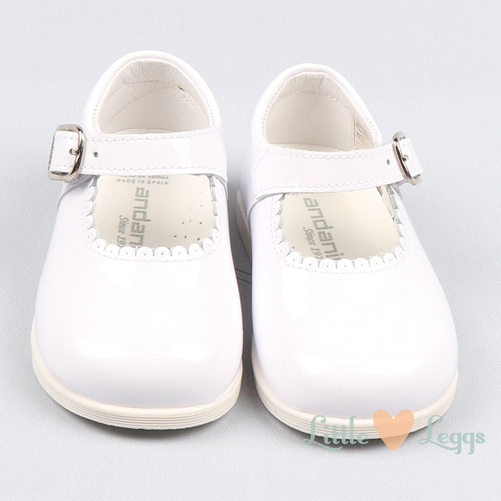 White Rubber Sole Mary Jane