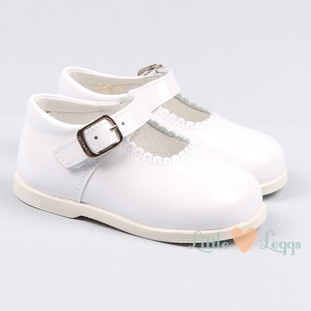 White Rubber Sole Mary Jane